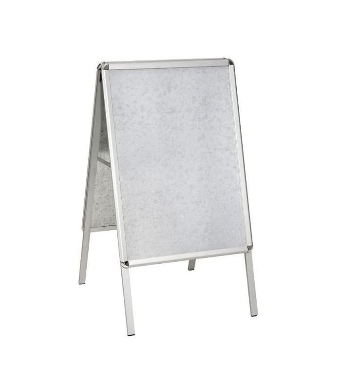 Stop trottoir : Panneau publicitaire affiche sur trottoir