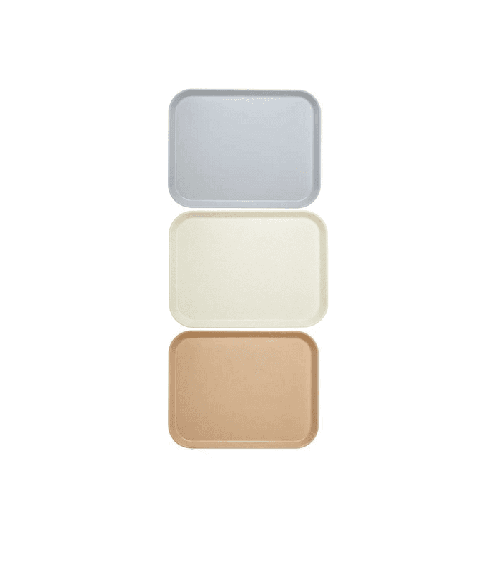 Plateaux fast food en polyester à surface lisse CAMBRO - 53,0 x 32,5