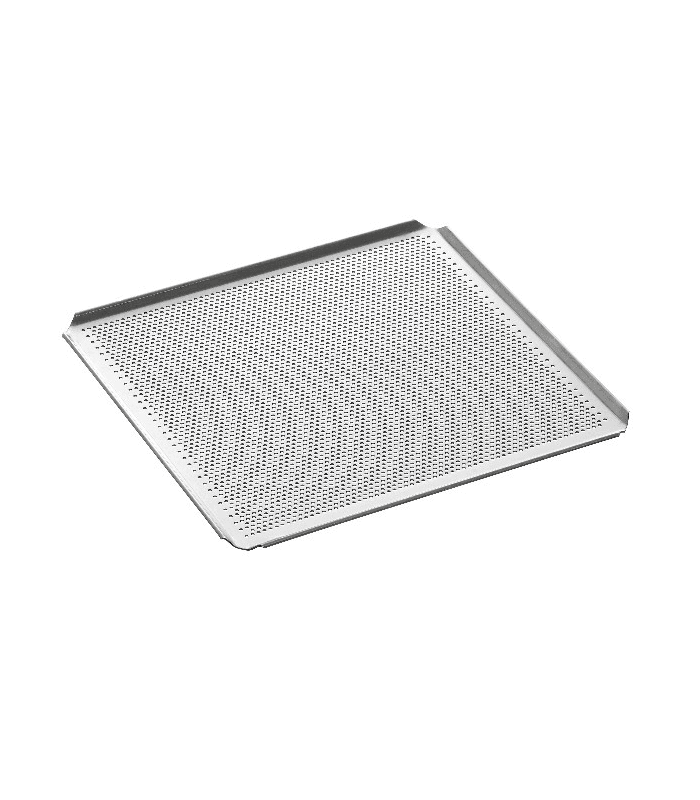 Plaque de cuisson professionnelle perforée GN 2/3 avec ou sans silicone - Plaque perforée