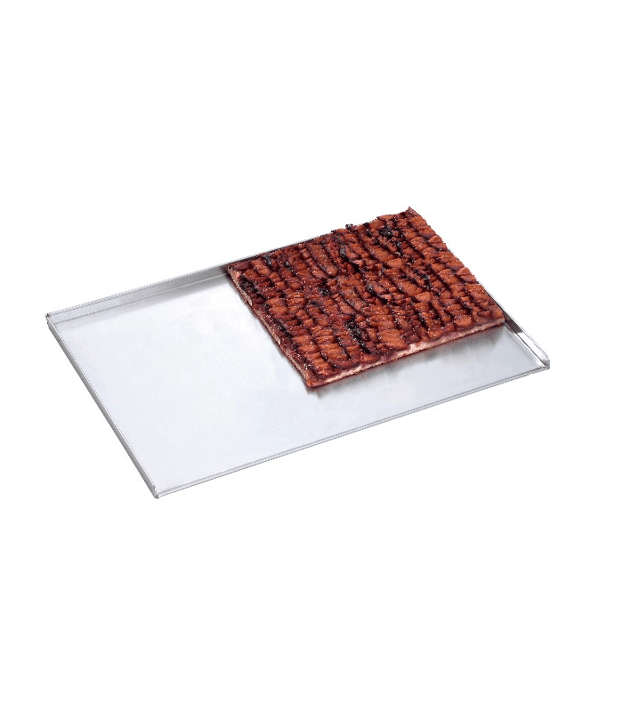 Plaque de cuisson professionnelle en aluminium avec bordure latérale - Simple
