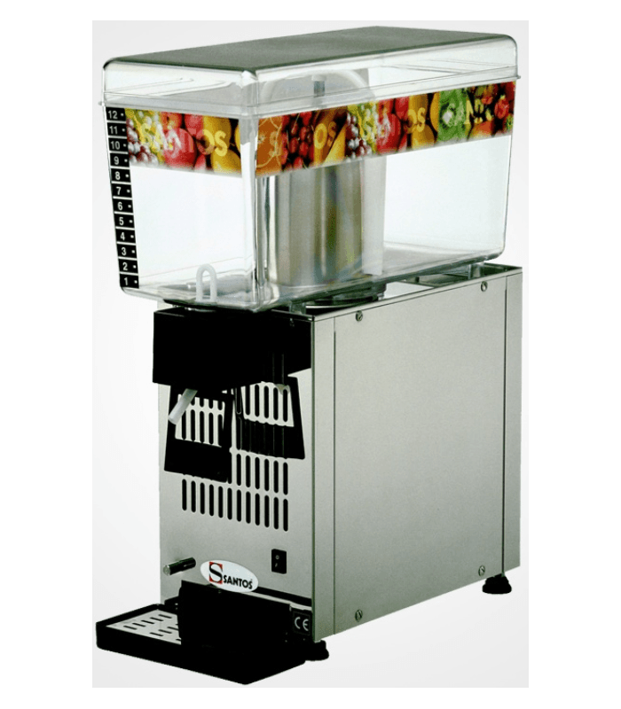 SANTOS - Distributeur de boissons froides avec réservoir de 12 litres - 3 réservoirs