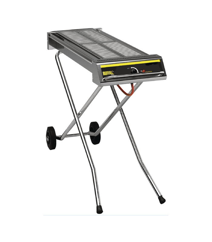 Barbecue Ă gaz pliant mont sur 2 roues - Equipement de restauration