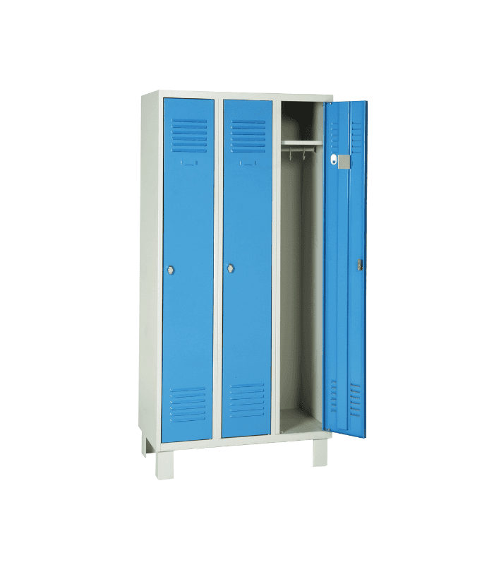 Vestiaire industrie en tôle d'acier robuste - matériel cuisine pro - 4