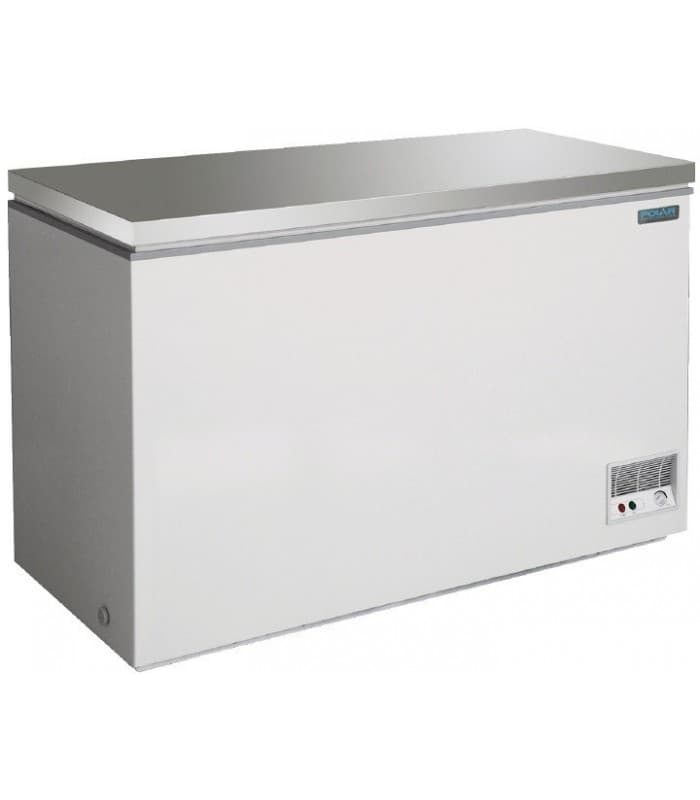 Congélateur coffre à couvercle en acier inox - Matériel restaurant - 466 Litres