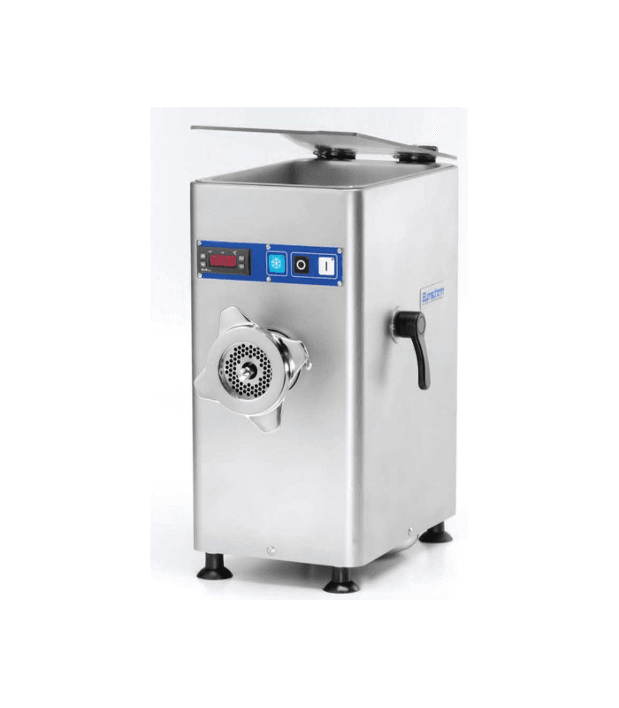 Hachoir réfrigéré avec couvercle de protection en plexiglas - 7200kg / 24h