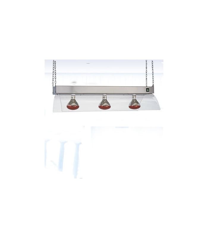 Lampe à infrarouge en suspension - matériel cuisine pro - 4 lampes suspendues