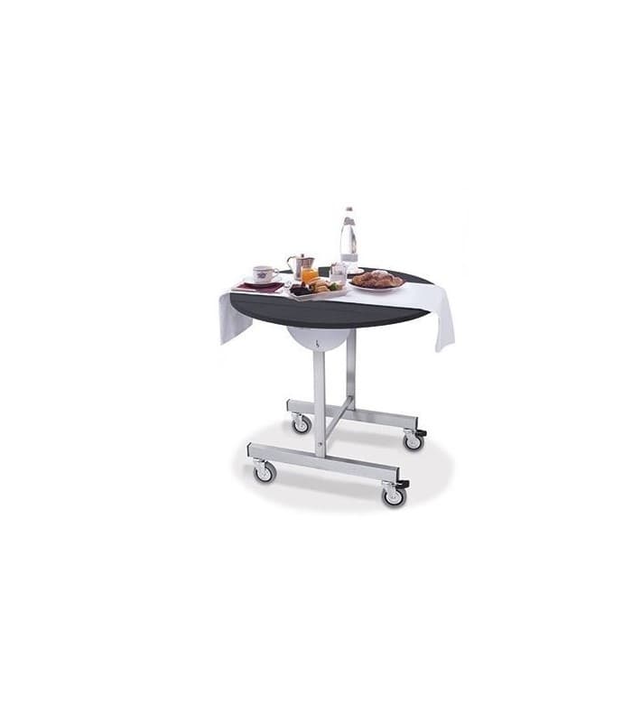 Table pour room service pliante - 80 cm de table