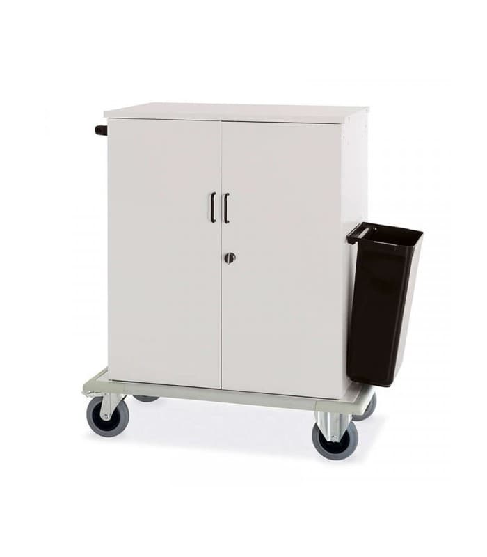 Mini bar avec placard, sur roulettes