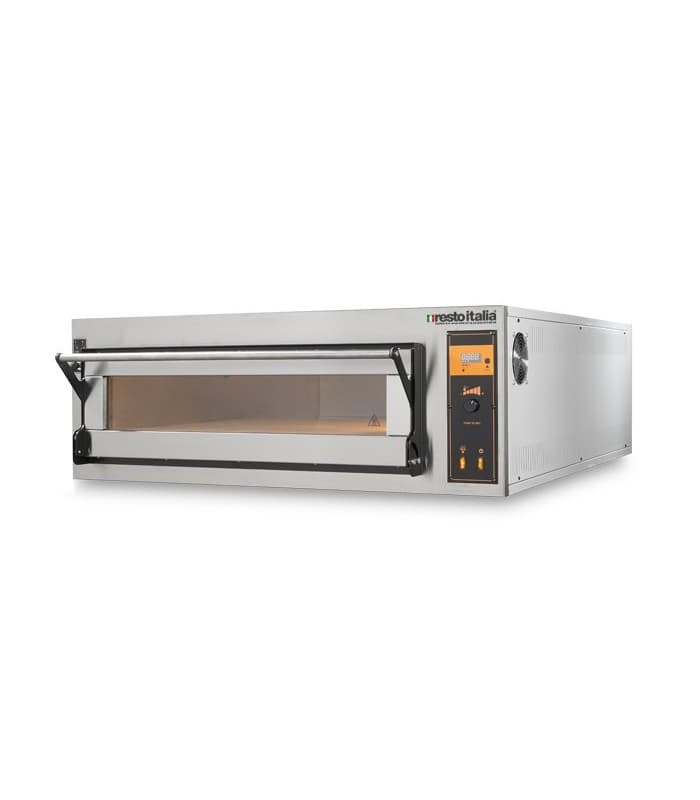 Four à pizza électrique diamètre 40 cm, 1 chambre - Resto italia - 1 chambre, dimension interne 830 x 1240 x 270 mm - Sans support