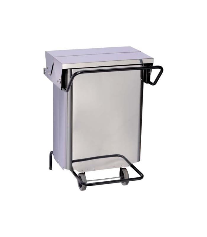 Poubelle professionnelle inox pour snack et restaurant 100 litres