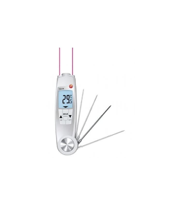 Thermomètre de pénétration repliable avec mesure infrarouge