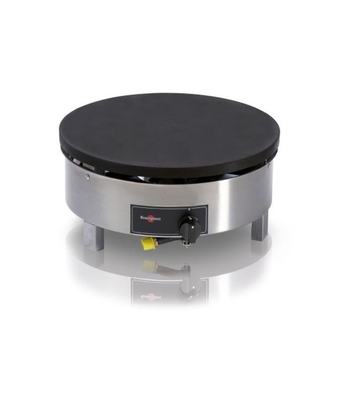 Crêpière à gaz de Ø 40 cm avec robinet de sécurité - Krampouz