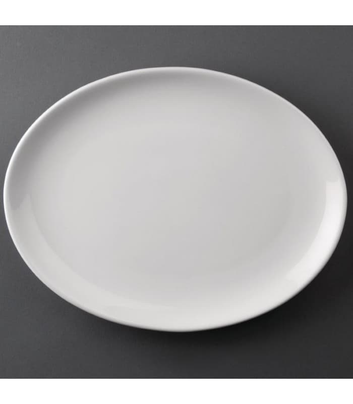 Assiette creuse ovale 254 x 278 mm - Athena Hotelware