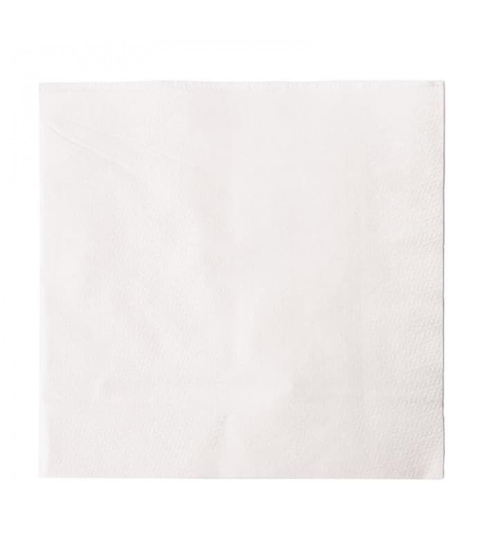 Lot de 5000 serviettes snacking en papier blanches - PROMOSHOP