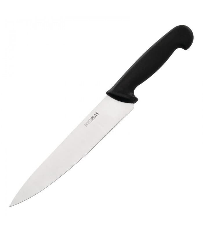 Couteau de cuisinier noir 215mm Hygiplas - PROMOSHOP