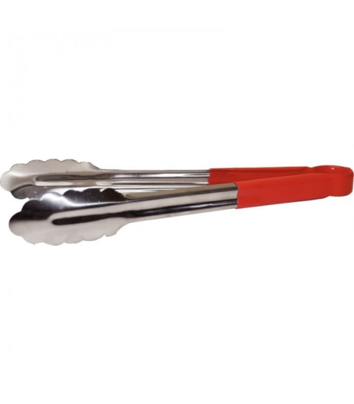 Pince de service Ă code couleur 290mm rouge Vogue - PROMOSHOP