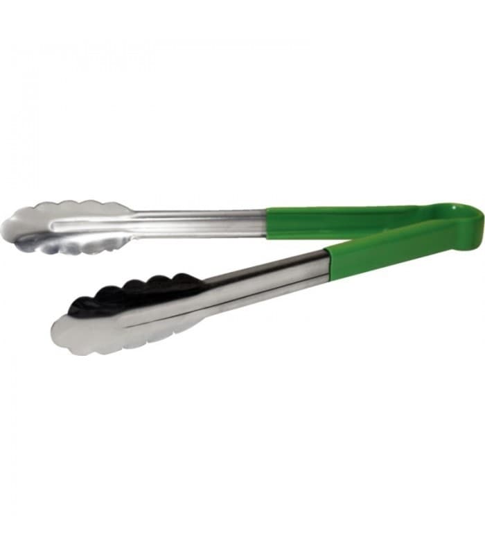 Pince de service Ă code couleur 290mm vert Vogue - PROMOSHOP