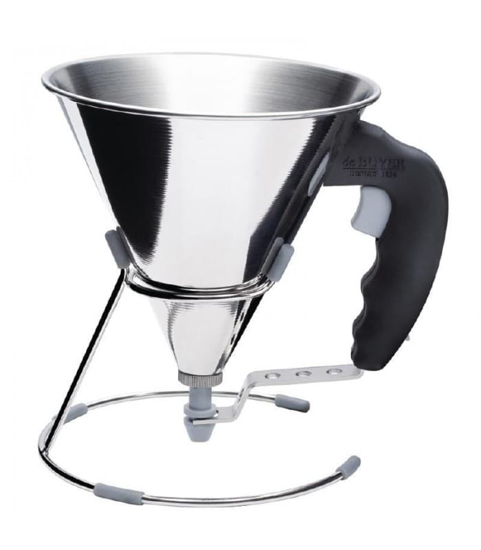 Mini-entonnoir Ă piston automatique 800ml De Buyer - PROMOSHOP