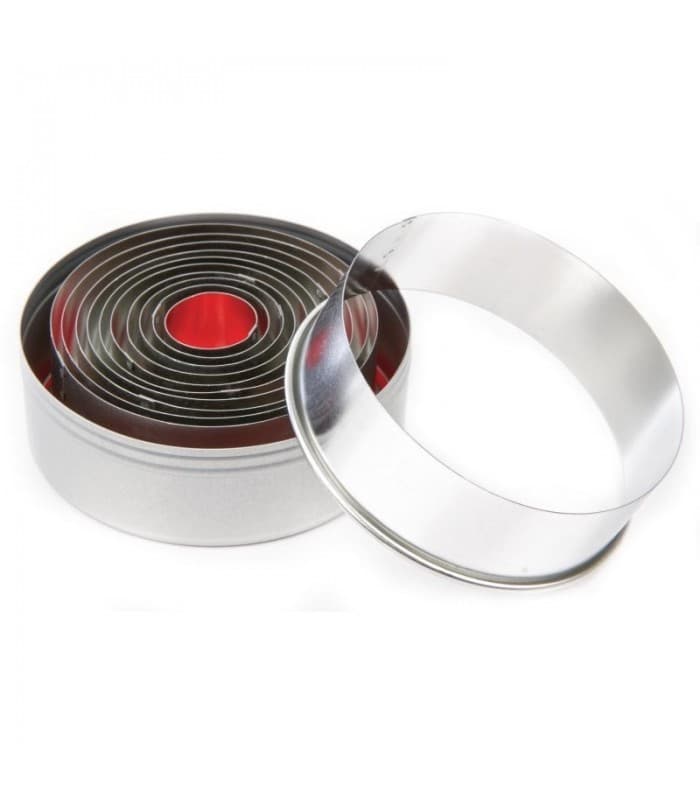 Lot de 11 emporte-pièces ronds Vogue - PROMOSHOP