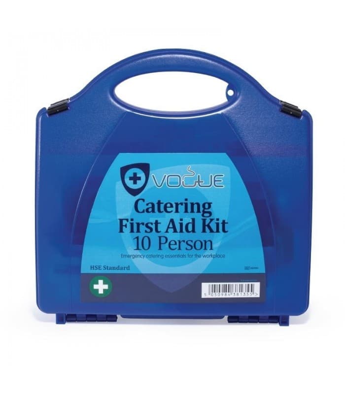 Trousse de premiers soins HSE de restauration 10 personnes Vogue - PROMOSHOP