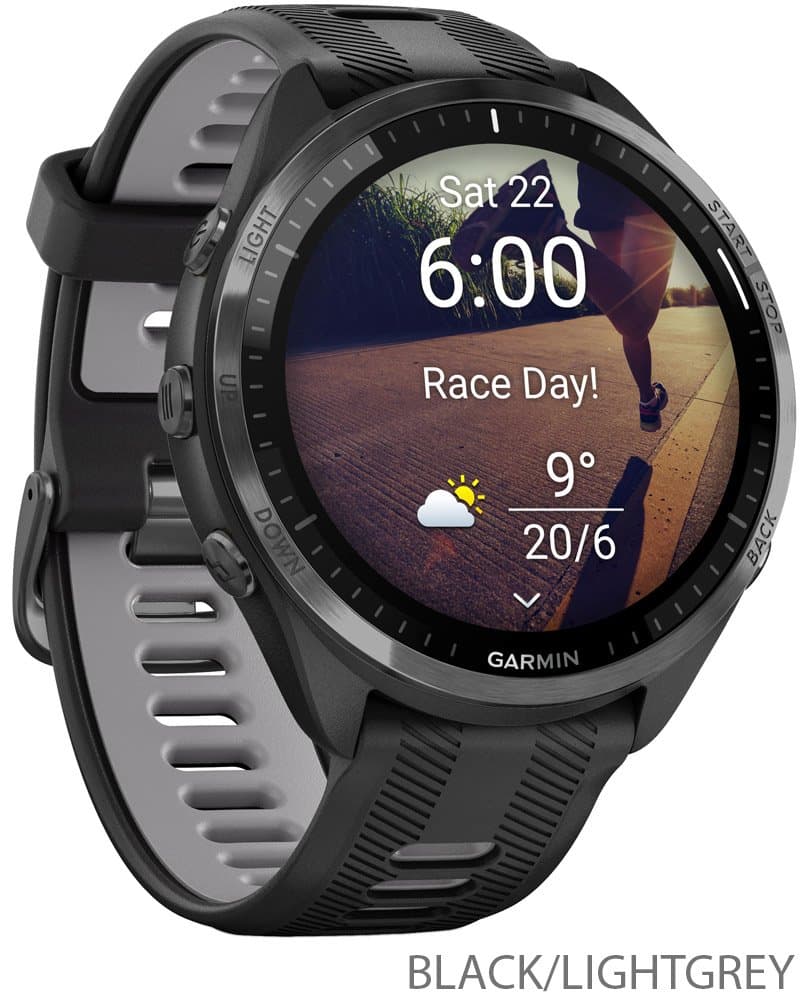 Garmin Forerunner 965 – 47mm GPS - black/light gray