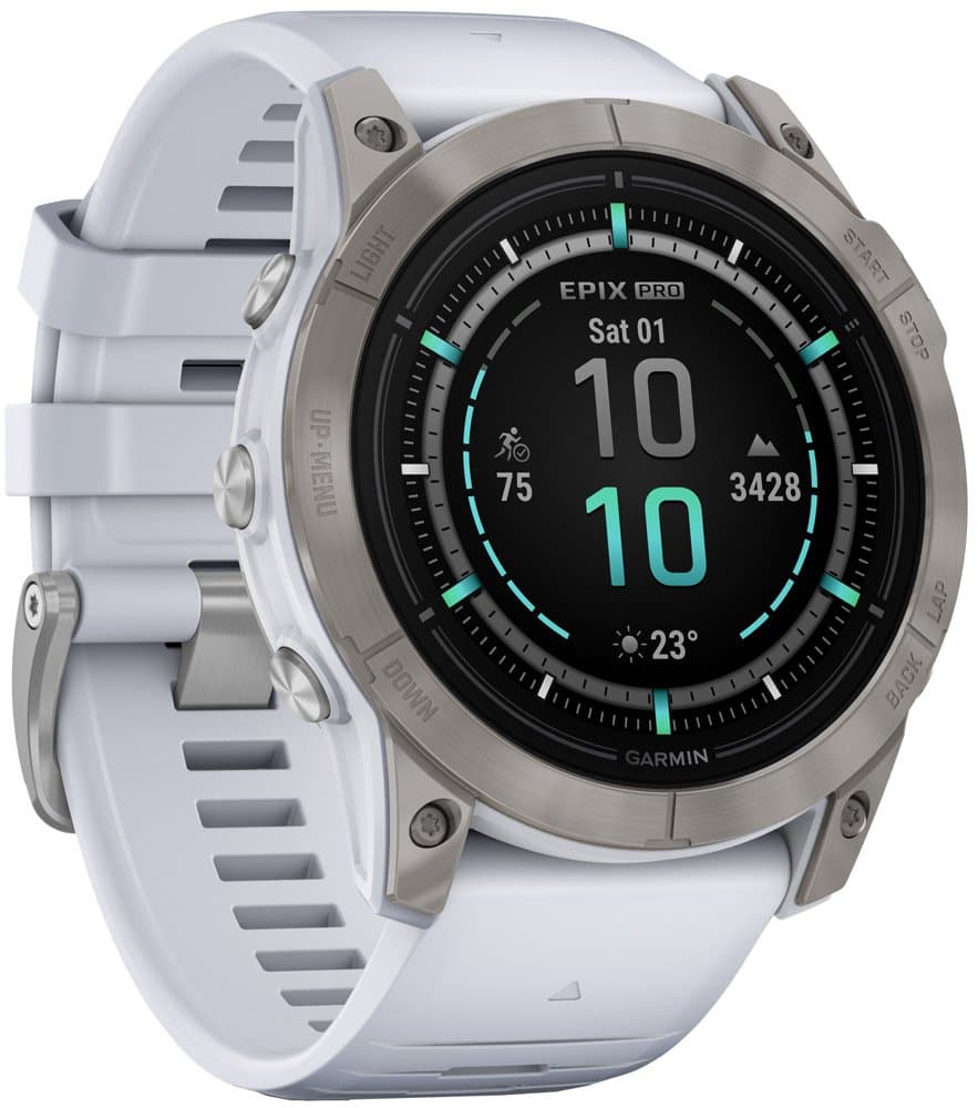 Garmin EPIX™ PRO (GEN 2) SAPPHIRE 51mm – GPS Multisport Smartwatch – weiß
