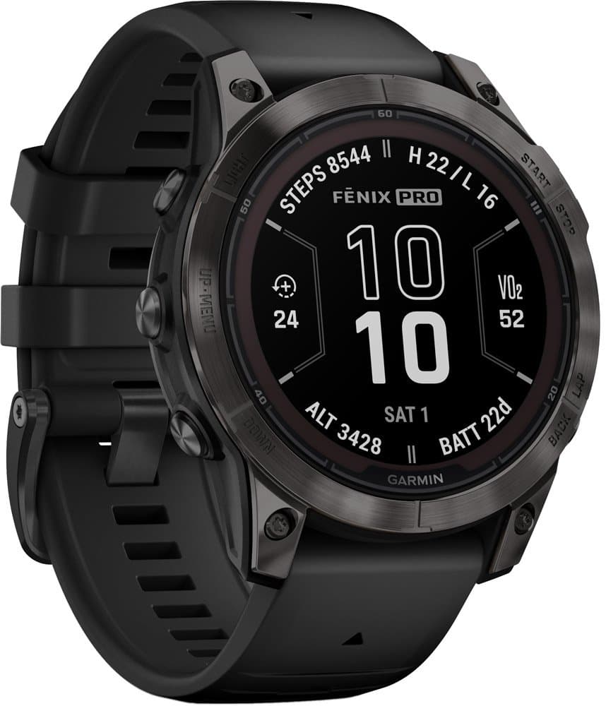 Garmin FENIX® 7 PRO – SAPPHIRE SOLAR 47mm EDITION – GPS Multisport Smartwatch – schwarz