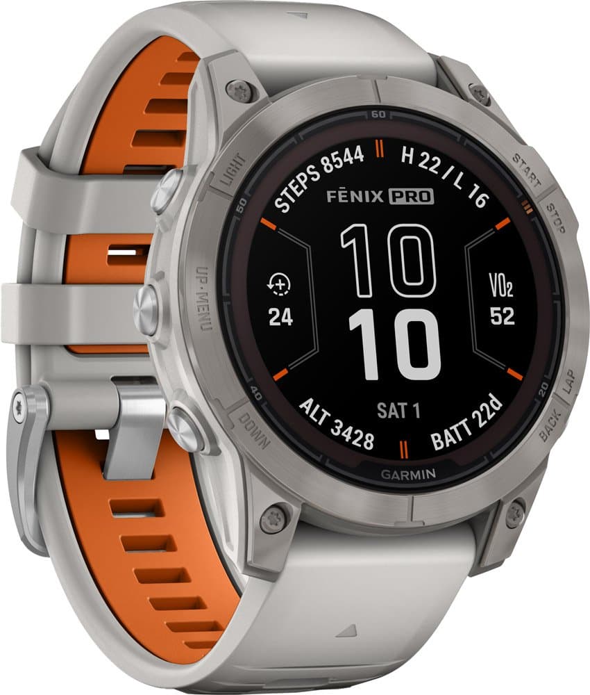 Garmin FENIX® 7 PRO – SAPPHIRE SOLAR 47mm EDITION – GPS Multisport Smartwatch – Grau