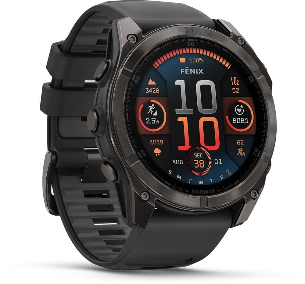 Garmin Fēnix® 8 – 51 mm AMOLED Sapphire – GPS Multisport Smartwatch – schwarz