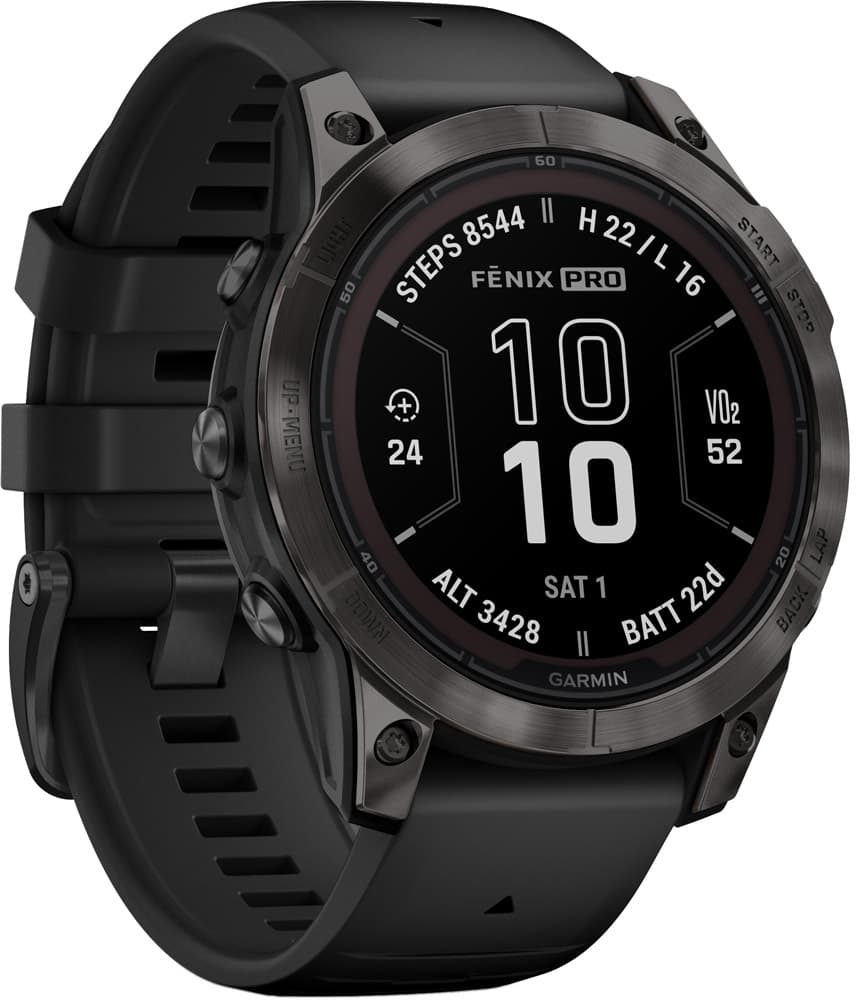 Garmin FENIX® 7 PRO – SAPPHIRE SOLAR 47mm EDITION – GPS Multisport Smartwatch - schwarz