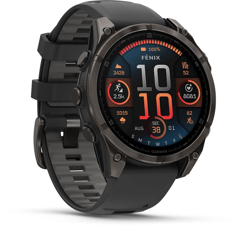 Garmin Fēnix® 8 – 47 mm AMOLED Sapphire – GPS Multisport - schwarz