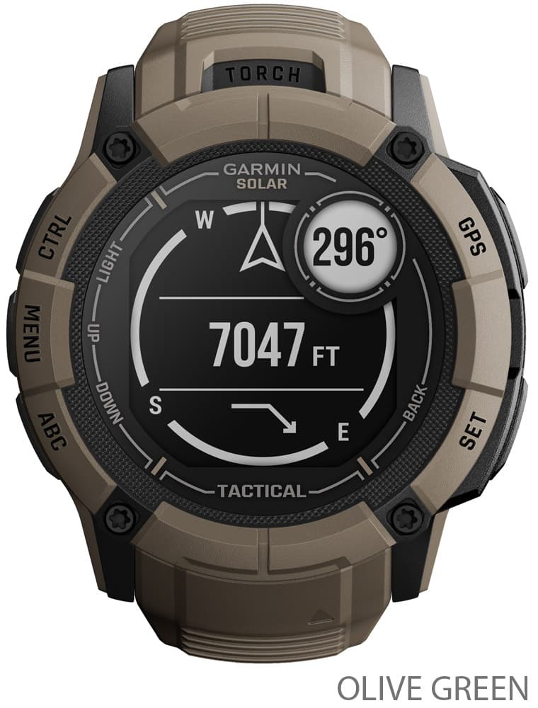 Garmin Instinct® 2X Solar Tactical Edition – GPS Multisport Smartwatch - Braun