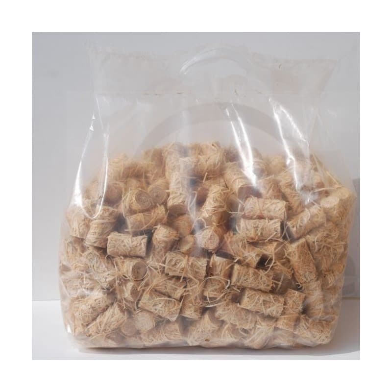 Sac d'allume-feux 100% naturel en laine de bois 12,5kg