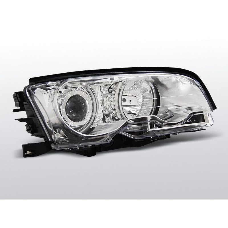 Phares Avant Angel Eyes/CCFL BMW Serie 3 E46 Cpé/Cab 04.99-08.01 Ch...