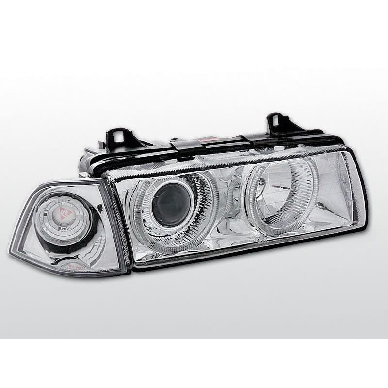 Phares Avant Angel Eyes BMW Serie 3 E36 Berline/Touring 12.90-08.99...
