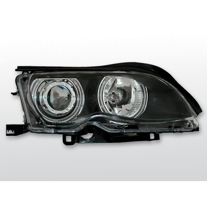 Phares Avant Angel Eyes BMW Serie 3 E46 Berline/Touring 09.01-03.05...