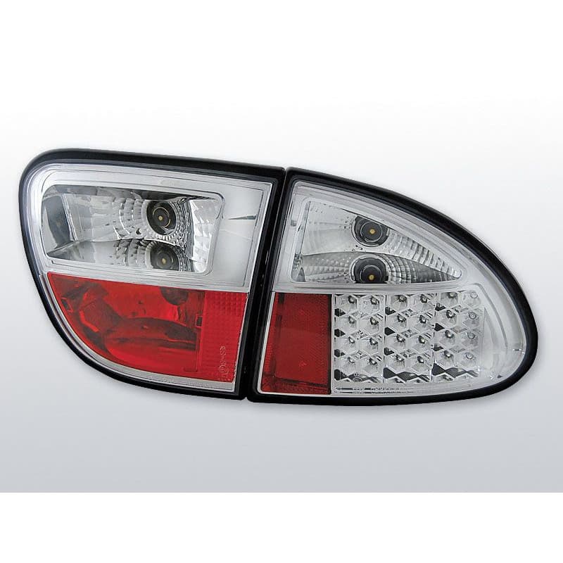 Feux Arrière Seat Leon 04.99-08.04 à Leds Chrome