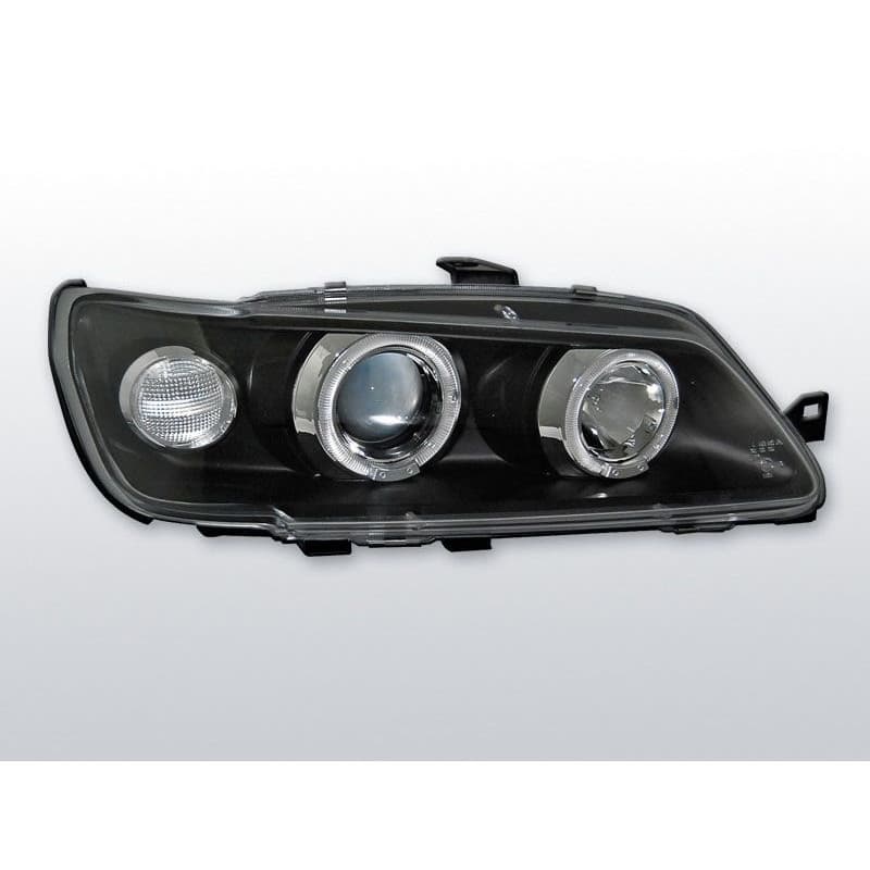 Phares Avant Angel Eyes Peugeot 306 02.93-04.97 Noir
