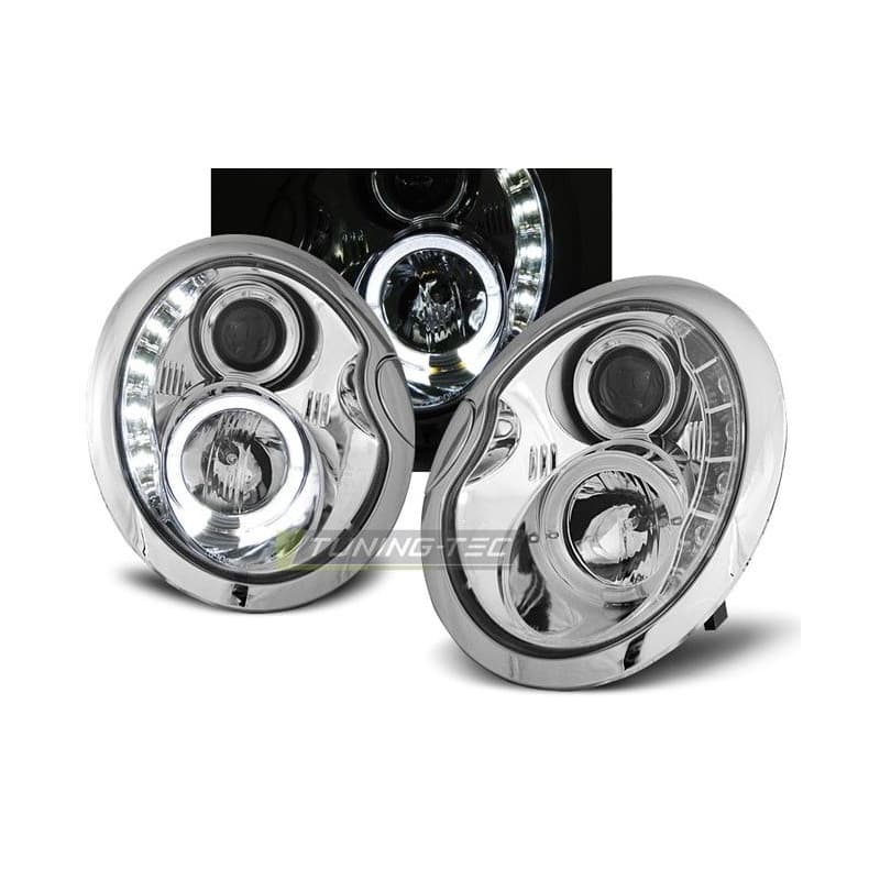 Phares Avant Daylight BMW Mini Cooper 05/01-06 Chrome