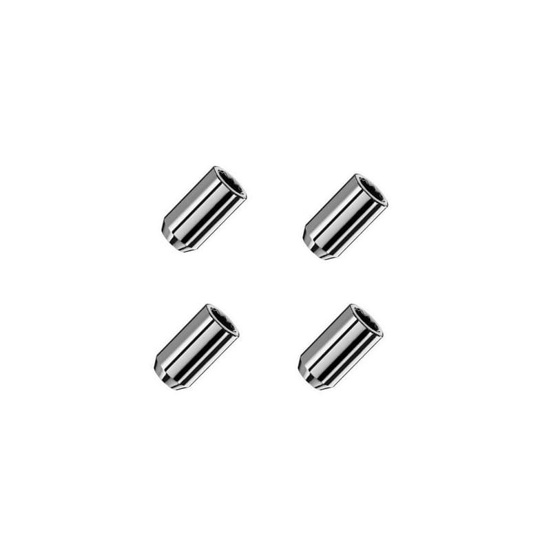 Ecrous empreinte étoile 12 x 1.5 x 45mm 4 pièces