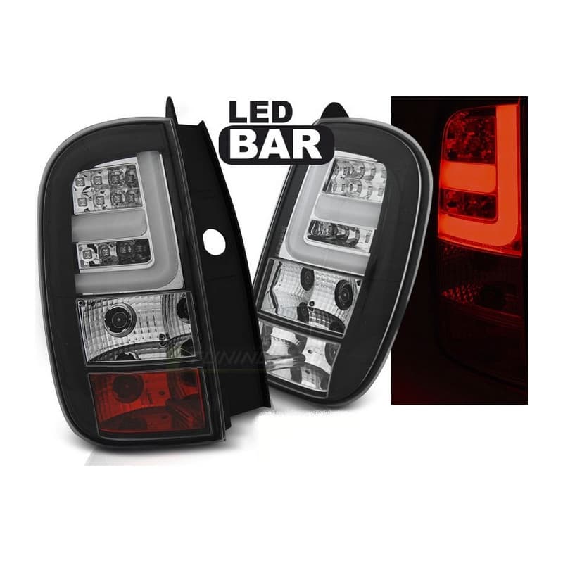 Feux Arrière LED BAR Noir Dacia Duster 04.10
