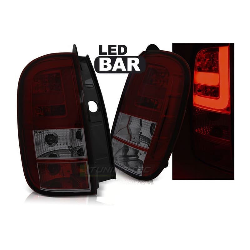 Feux Arrière LED BAR Rouge/Fumé Dacia Duster 04.10