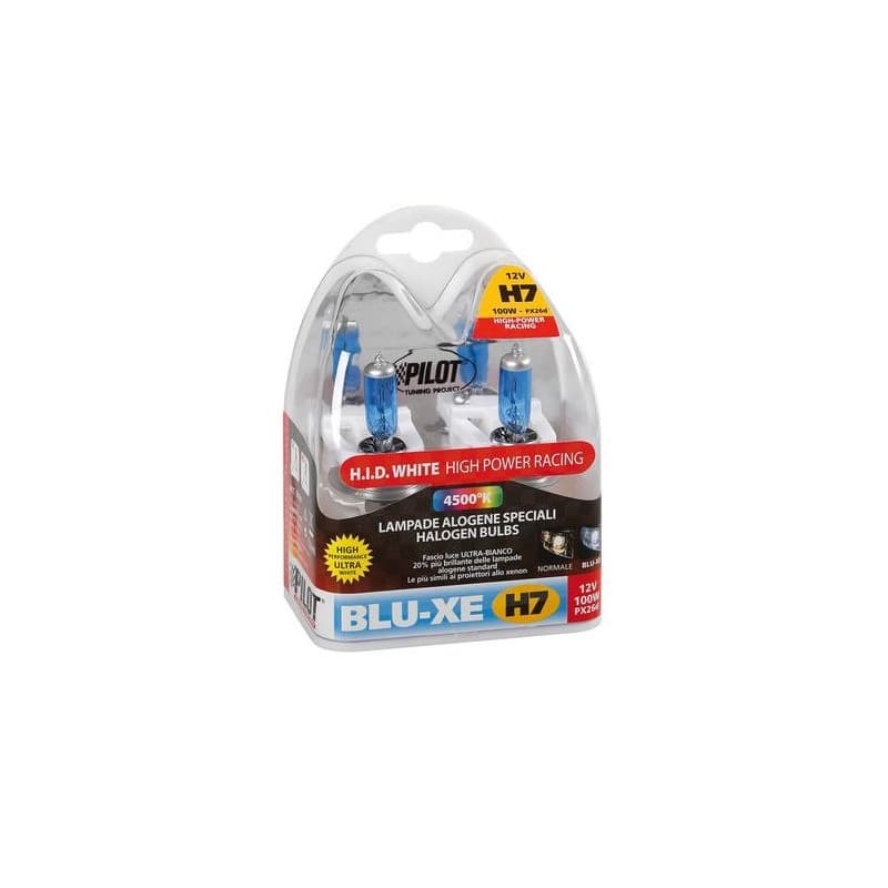 2 Ampoules H7 12V 100 Watts Blu-Xe 4500°K