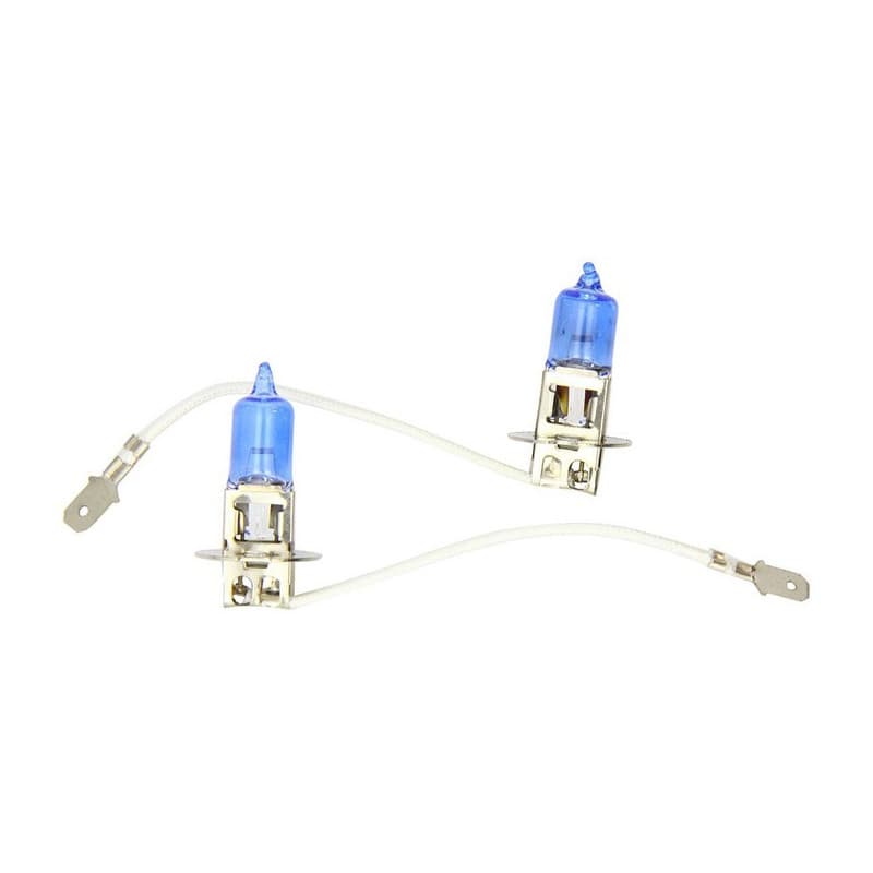 2 Ampoules H3 12V 55 Watts super white