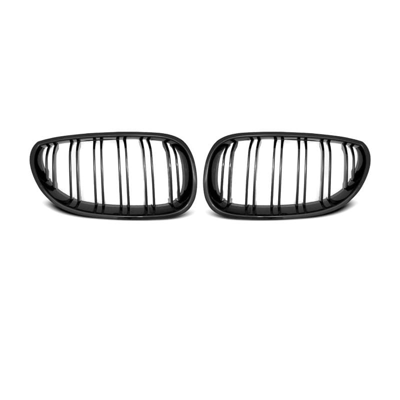 Calandre Double lame Noir Brillant Look M Pour BMW E60/E61
