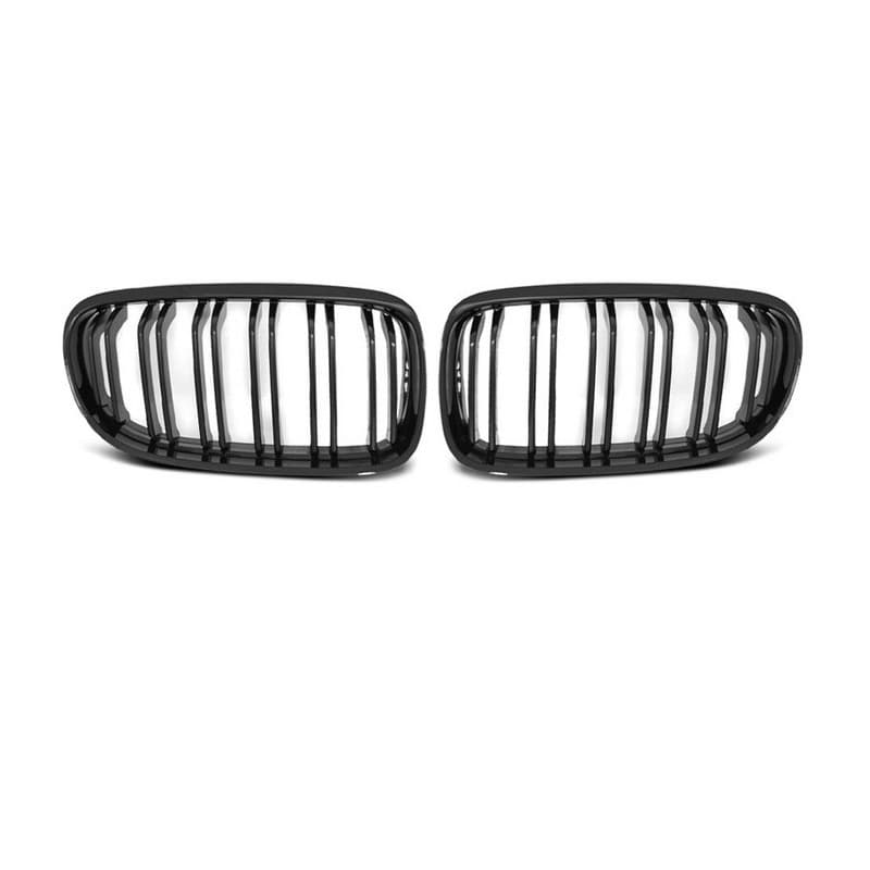 Calandre Double lame Noir Brillant Look M Pour BMW E90/E91 LCI