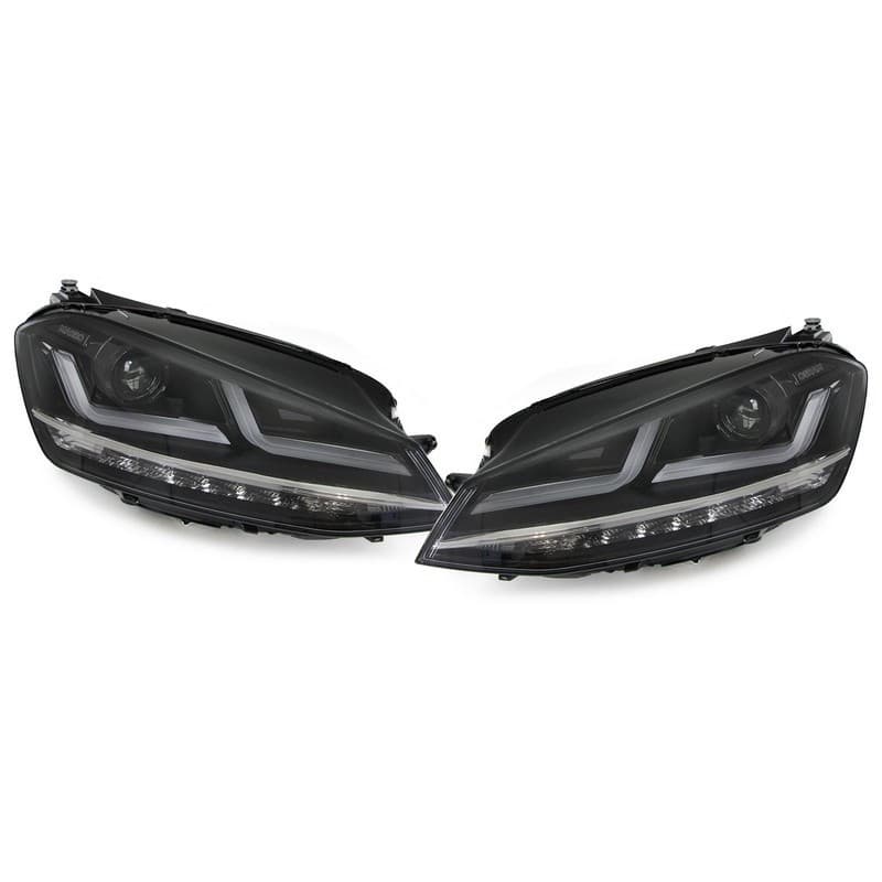 Phares avant Osram LEDriving Chrome Edition pour VW Golf 7 Halogènes