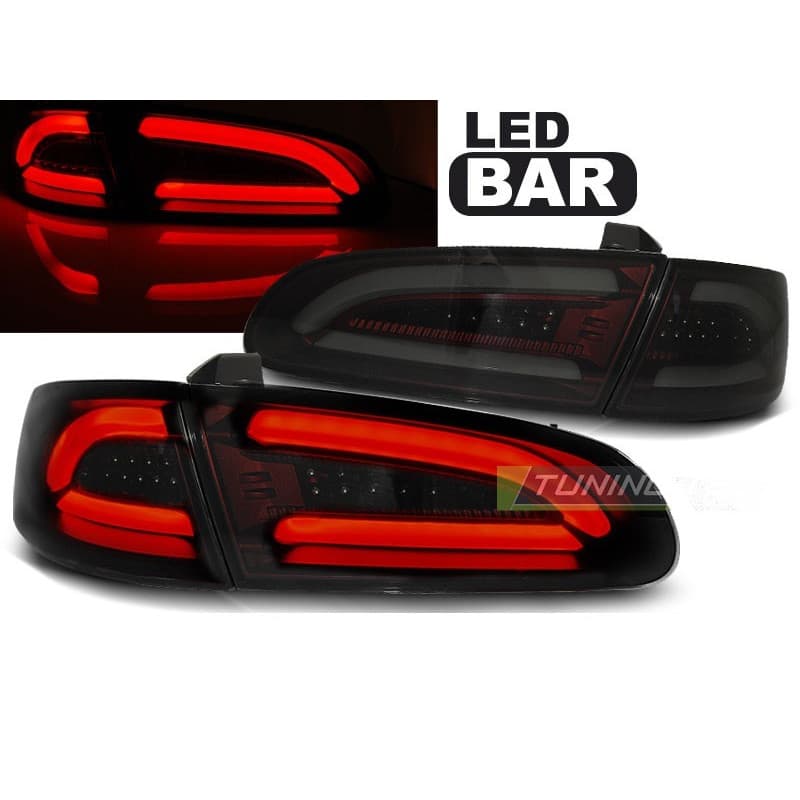 Feux Arrière Seat Ibiza 6L 04.02-08 Led Bar rouge/Fumé