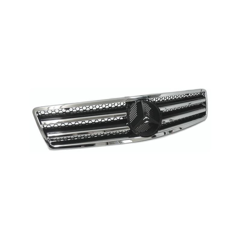Calandre Sport noire / chrome pour Mercedes SL R129