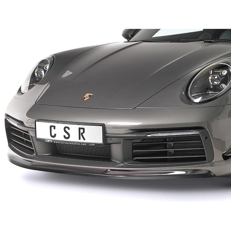 Spoiler Avant pour Porsche 911/992 Look Carbone Mat